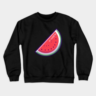 Watermelon Fruit Cartoon Crewneck Sweatshirt